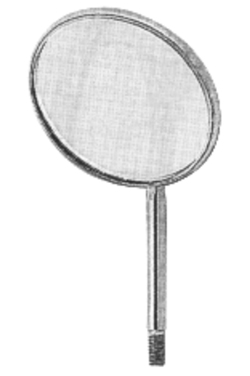Handles for mouth Mirrors and mouth Mirrors 